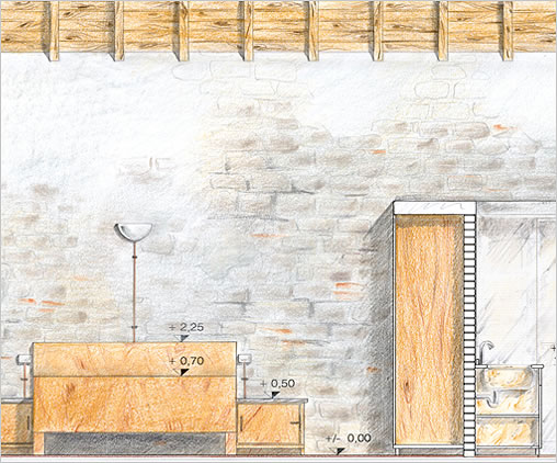 Studio Stefano Colombo - Casa privata, Burrone (2006)