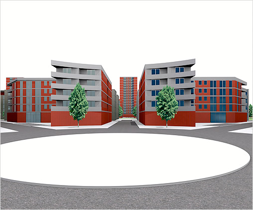 Studio Stefano Colombo - Quartiere Balashika, Mosca (2004)
