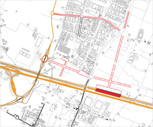 Studio Stefano Colombo - Reggio Emilia, Transit Oriented Development (2008)