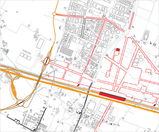 Studio Stefano Colombo - Reggio Emilia, Transit Oriented Development (2008)